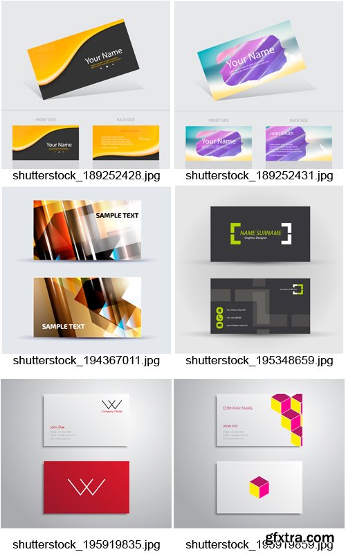 Amazing SS - Business Cards Set 4, 25xEPS