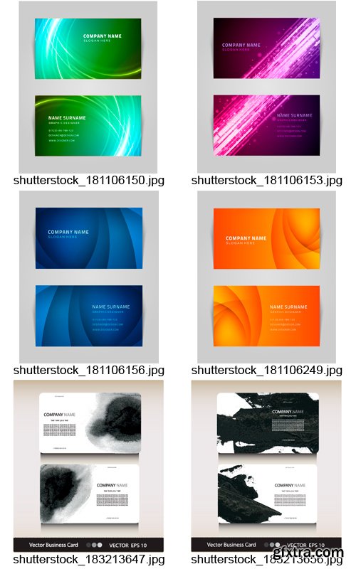 Amazing SS - Business Cards Set 4, 25xEPS
