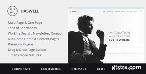 ThemeForest - Haswell v1.0.8 - Multipurpose One &  Multi Page WP Theme - 12785566