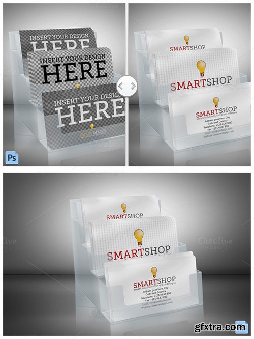 CM Business Card Holder Mockup 530457 » GFxtra