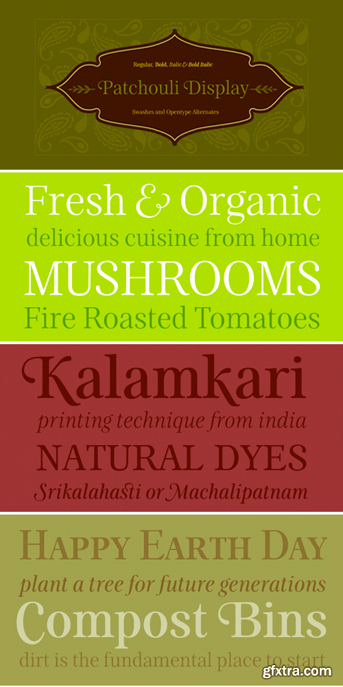 Patchouli Display Font Family Patchouli Display Font Family