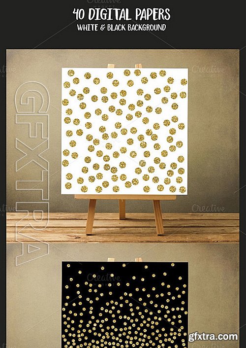 CM - Confetti Bundle Gold Silver Glitter 548449