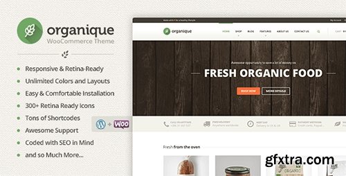 ThemeForest - Organique v1.9.6 - WordPress Theme For Healthy Food Shop - 7312458