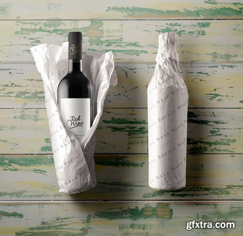 Wine Bottle Psd Paper Wrap Wine Bottle Psd Paper Wrap