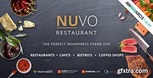 ThemeForest - NUVO v5.5.8 - Cafe & Restaurant WordPress Theme - Multiple Restaurant & Bistro Demos - 9001349
