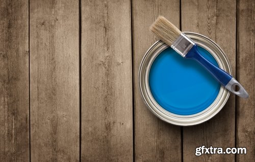 Collection paint smear smudge brush dirty hand bank of paint 25 HQ Jpeg