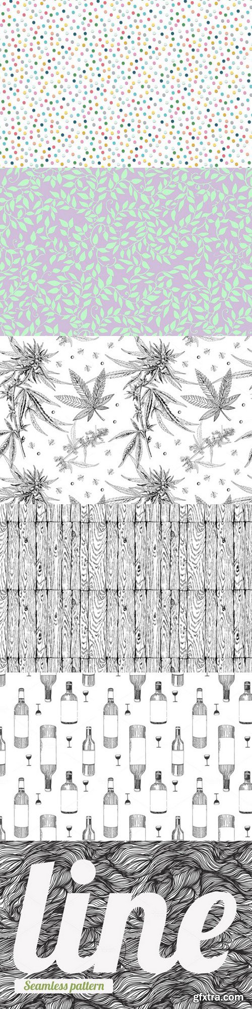 Super Bundle seamless pattern 11xEPS 530711