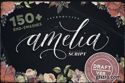 Creativemarket Amelia Script - Draft Version 544355 Creativemarket Amelia Script - Draft Version 544355