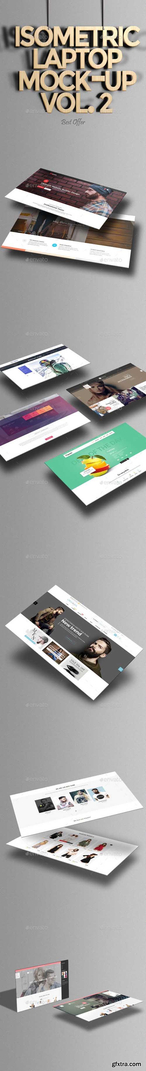 GR - Isometric Laptop Mock-Up Vol.2 15117762 GR - Isometric Laptop Mock-Up Vol.2 15117762