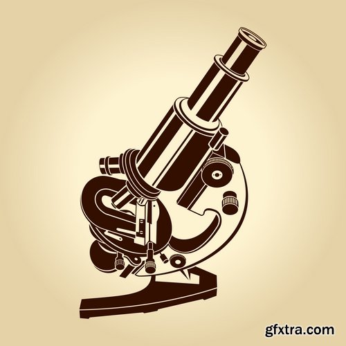 Collection microscope magnifying glass 25 EPS