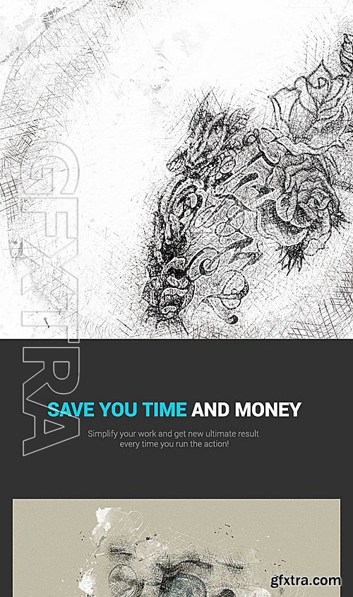GraphicRiver - Portretum Sketch & Drawing PS Multi Action 14660425