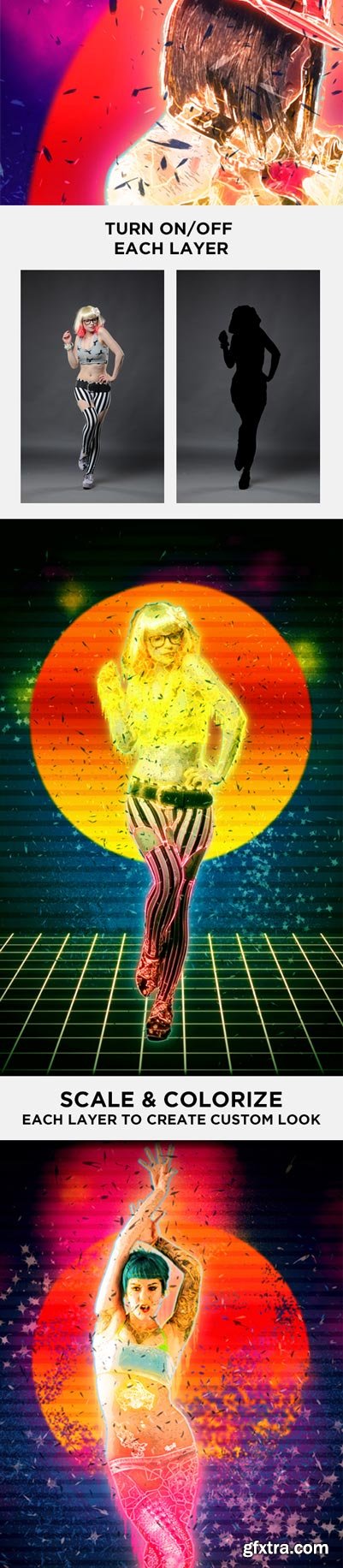 GraphicRiver - 80s Photoshop Action - Eighties Retro Style Action - 14770412