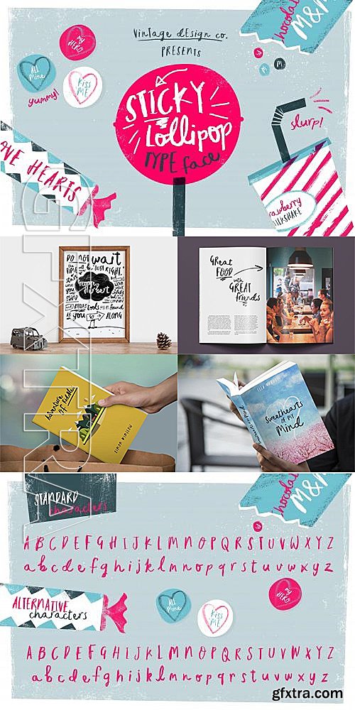 CM - Sticky Lollipop Typeface 554604 CM - Sticky Lollipop Typeface 554604