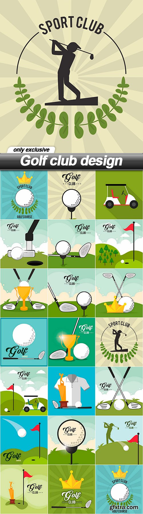 Golf club design - 20 EPS