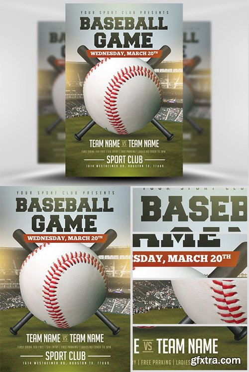 Baseball Flyer Template 2 Baseball Flyer Template 2