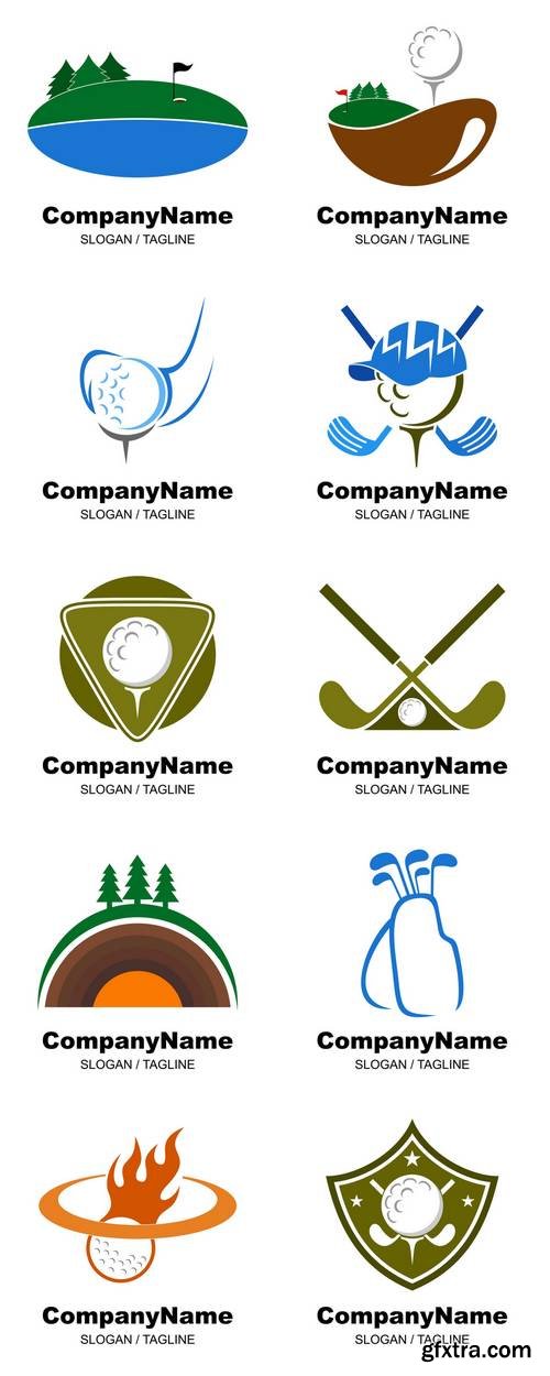Golf Logo Icon Vector