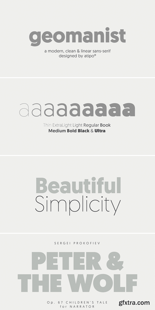 Geomanist Font Family