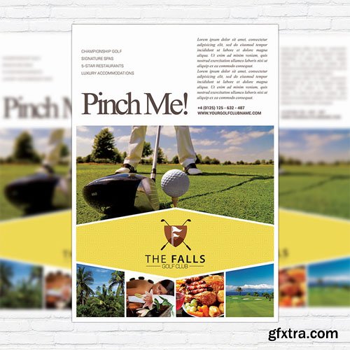 Golf Resort - PSD Template Golf Resort - PSD Template