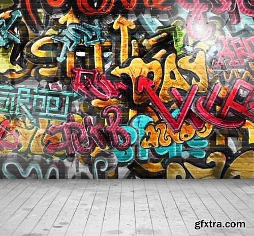 Graffiti on wall 13X JPEG