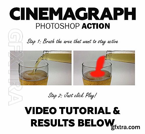 GraphicRiver - Cinemagraph Photoshop Action 15074553