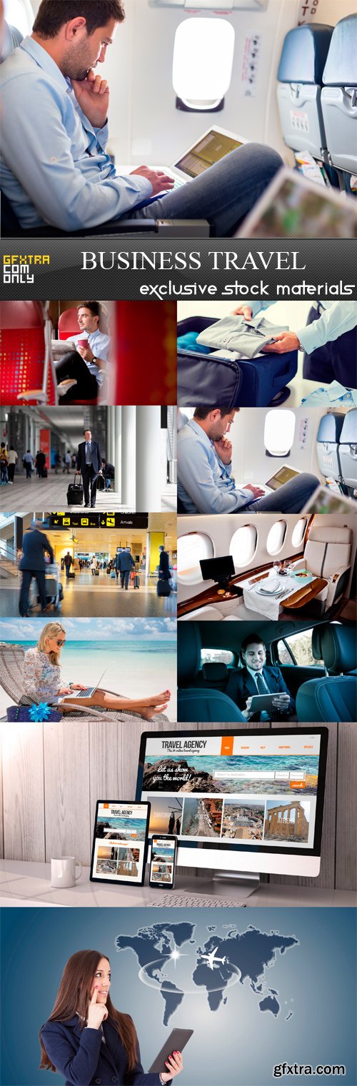 Business Travel - 10 x JPEGs