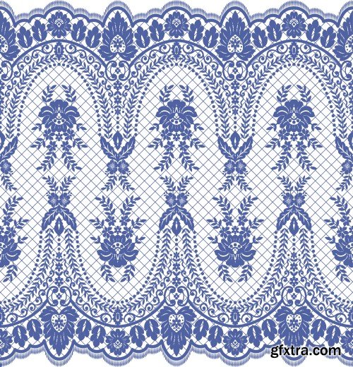 Seamless Lace Patterns 25xEPS