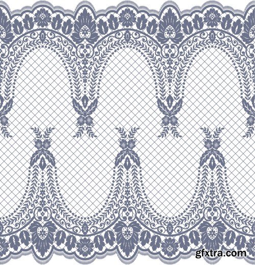 Seamless Lace Patterns 25xEPS