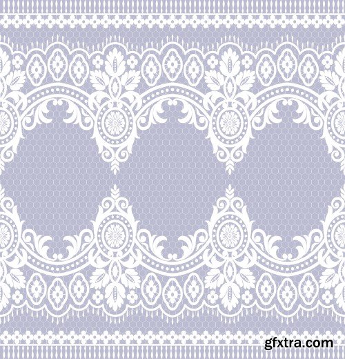 Seamless Lace Patterns 25xEPS