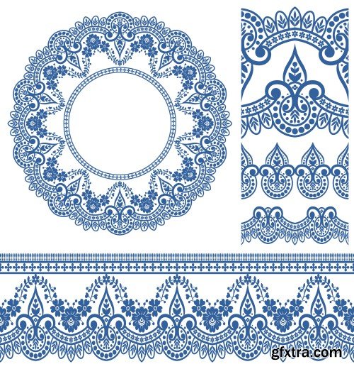 Seamless Lace Patterns 25xEPS
