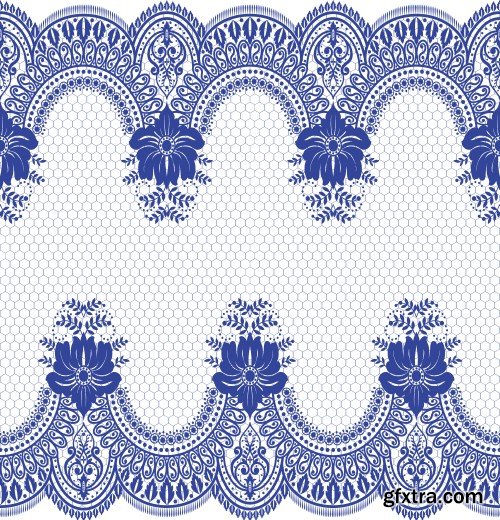 Seamless Lace Patterns 25xEPS