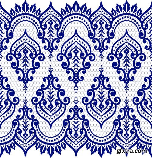 Seamless Lace Patterns 25xEPS
