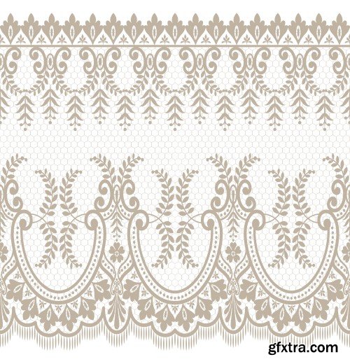 Seamless Lace Patterns 25xEPS