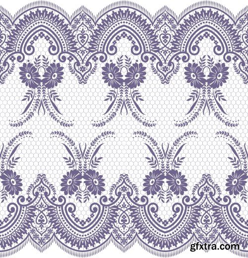 Seamless Lace Patterns 25xEPS