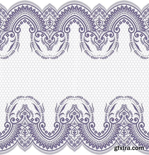 Seamless Lace Patterns 25xEPS