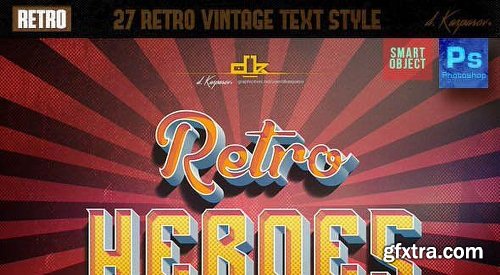 Graphicriver 27 Retro & Vintage Style Bundle 12536362