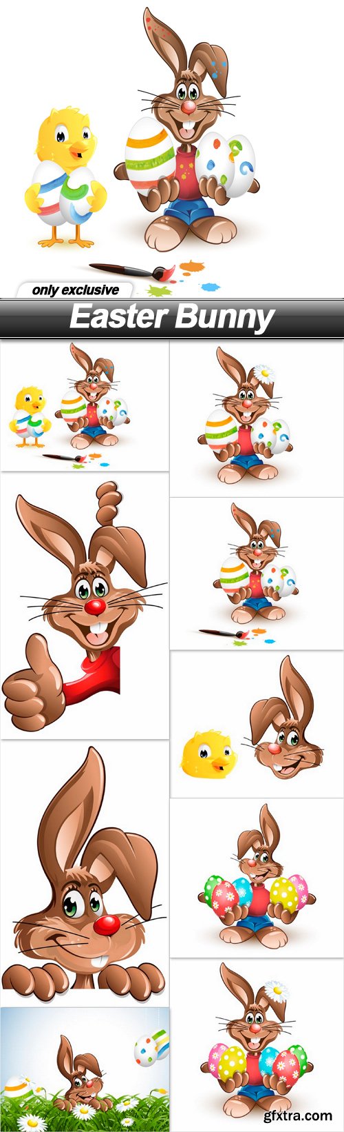 Easter Bunny - 9 EPS