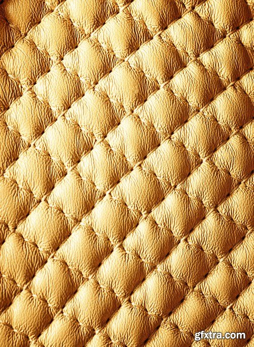 Golden leather upholstery 11X JPEG
