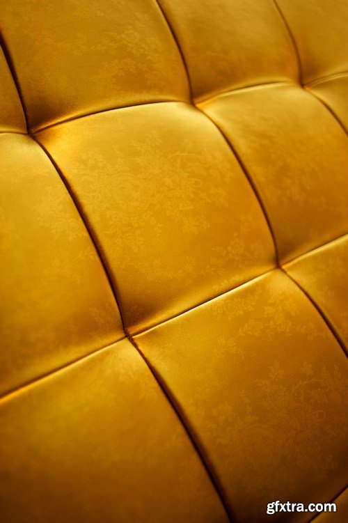 Golden leather upholstery 11X JPEG
