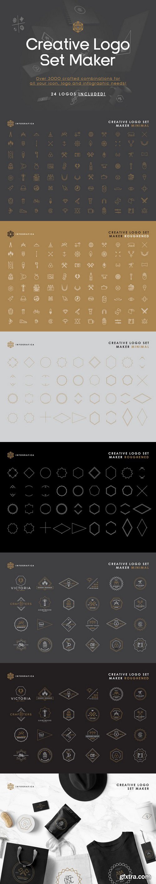 Infografica Creative Logo Set Maker 552249