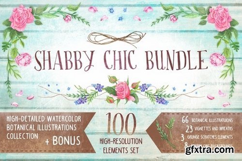 CM - Shabby Chic Bundle + Bonus 331943 CM - Shabby Chic Bundle + Bonus 331943