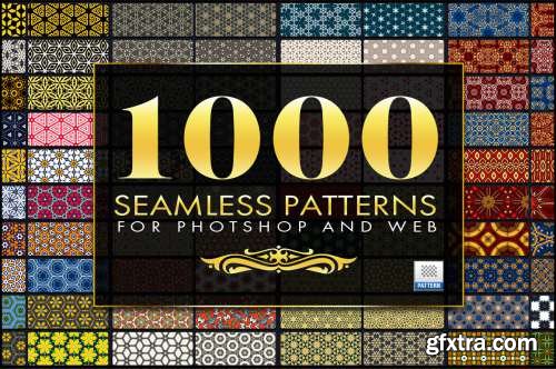 CreativeMarket 1000 Seamless Web Patterns - Bundle 589620