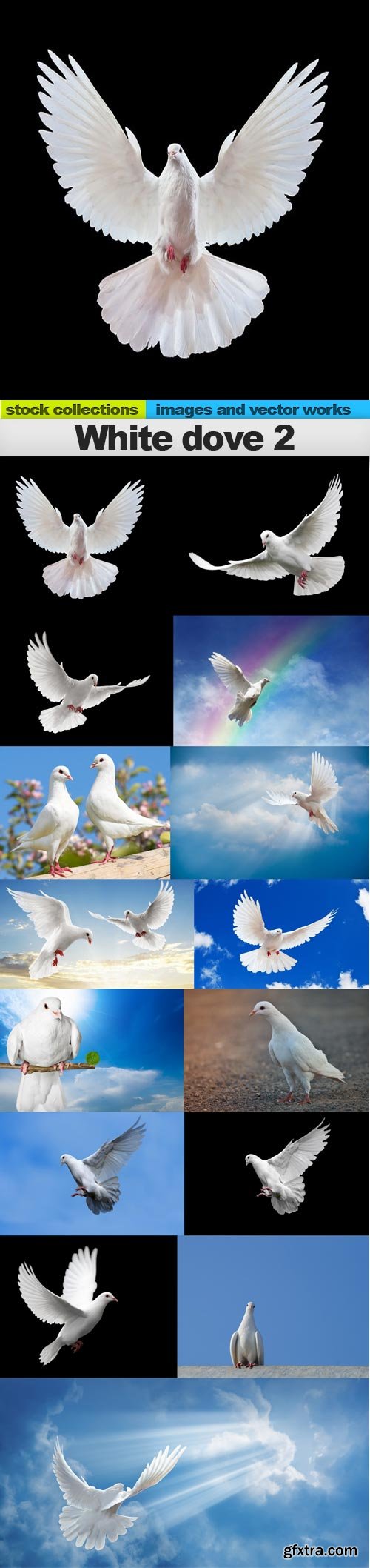 White dove 2, 15 x UHQ JPEG