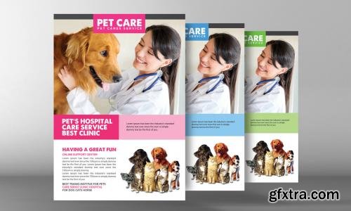 CreativeMarket Dog Kennel Pet Day Care Flyer 582372