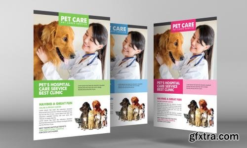 CreativeMarket Dog Kennel Pet Day Care Flyer 582372