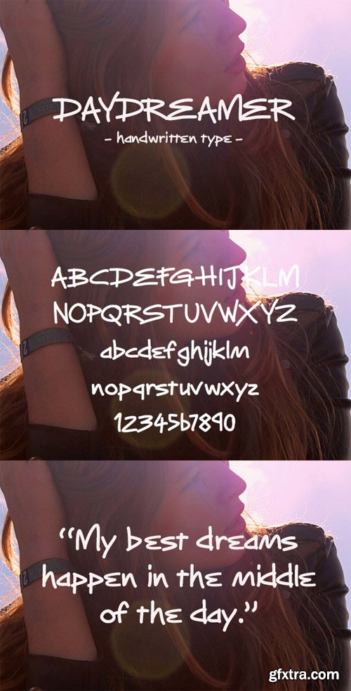 Daydreamer &ndash; Handwritten Type
