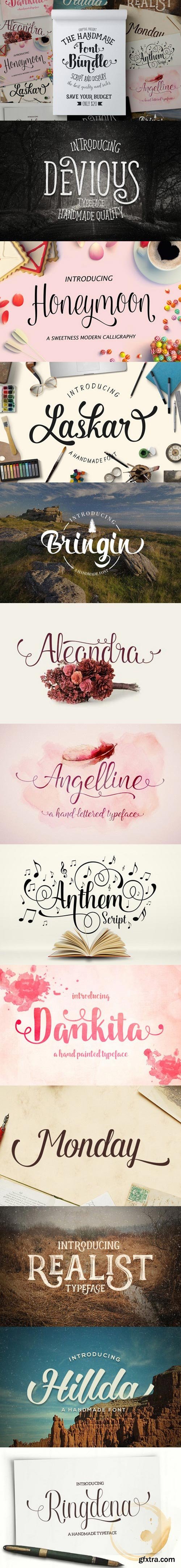 CM - Font Bundle (Graptail) 593367