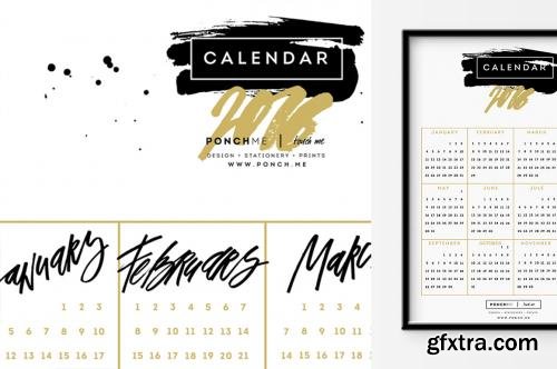 CreativeMarket Calendar 2016 580038