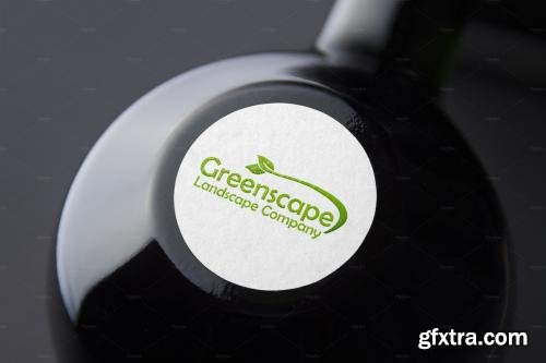 CreativeMarket Greenscape Logo Template 585767