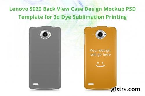 CreativeMarket Lenovo S920 3d IMD Case Mock-up 583463