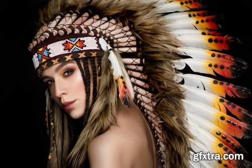 Collection of American Indian girl woman with feathers on the head 25 HQ Jpeg Collection of American Indian girl woman with feathers on the head 25 HQ Jpeg